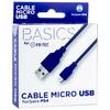 Cable micro USB To USB Blue Freetec