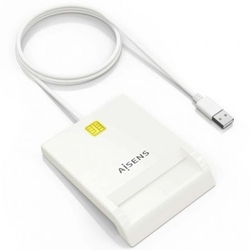 Lector De Dni Y Tarjetas Aisens Ascr-Sn07-W/ Blanco