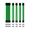 Kit Cables Extensores Para Fuente De Alimentación Negro Y Ve