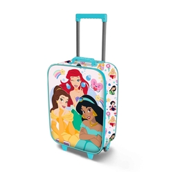 Maleta Trolley 3D Flowers Princesas Disney 52Cm