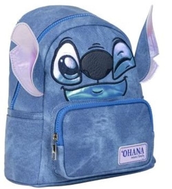 MOCHILA CASUAL MODA APLICACIONS STITCH 16X25X23CM