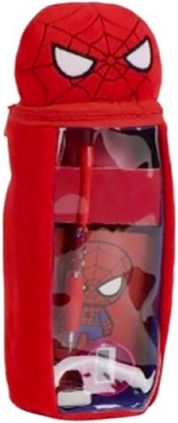PORTATODO PELUCHE CON CARGA AVENGERS ROJO