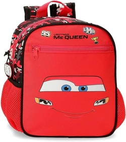 MOCHILA ADAPTABLE 28 CM CARS MQUEEN RED DISNEY