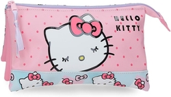 PORTATODOS TRIPLE HELLO KITTY BOWS
