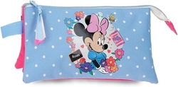 PORTATODOS TRIPLE MINNIE FLOWERS
