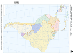 Paq/50 mapas suramerica politico mudos
