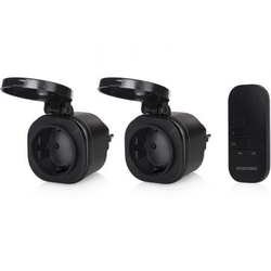 Set De Mini Enchufes Para Exterior Smartwares Sh4-99653/ Neg