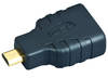 Gembird HDMI(F)-microHDMI(M) HDMI micro HDMI Negro adaptado