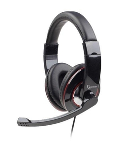 GEMBIRD AURICULARES CON MICROFONO ESTEREO USB NEGRO BRILLANT