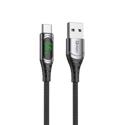 Cable Qcharx Menorca Usb A Tipo C 3A 66W - 1 M - Aleación Al