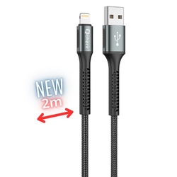 Cable Qchar Prague Lightning Usb Tipo A - 2M - Aleacion De A
