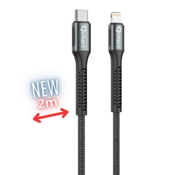 Cable Qchar Prague Usb Tipo C A Lightning - 2M - Aleacion De