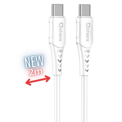 Cable Qchar Sofia Usb Tipo C A Lightning - 2M - Pvc Blanco
