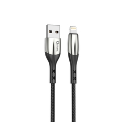 Cable Qcharx Toronto Usb A Lightning 3A - 1 M - Zinc Negro C