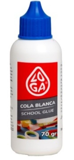 C/25 BOTES DE COLA BLANCA LOGA 70G