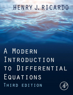A MODERN INTRODUCTION TO DIFFERENTIAL EQUATIONS 3R.EDITION
