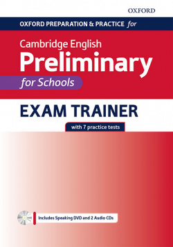 OXFORD PREPARATION B1 PET FOR SCHOOLS WITHOUT KEY