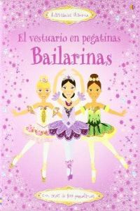 Bailarinas vestuario en pegatinas