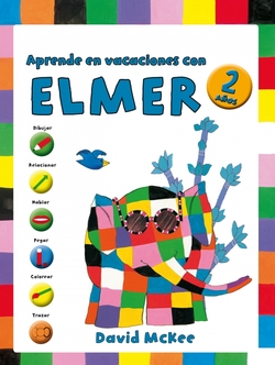 Aprende vacaciones con Elmer 2 años