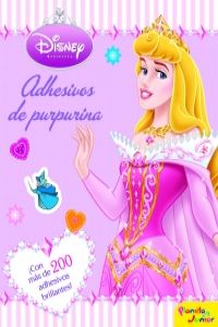 Princesas. Adhesivos de purpurina