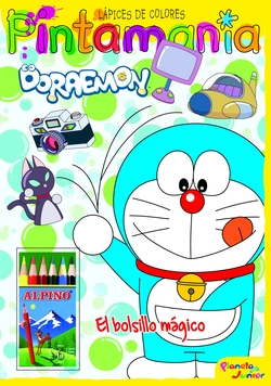 Doraemon. Pintamanía Lápices de colores