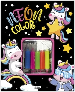 SET NEÓN COLOR - UNICORNIOS