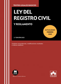 LEY DEL REGISTRO CIVIL Y REGLAMENTO 2025