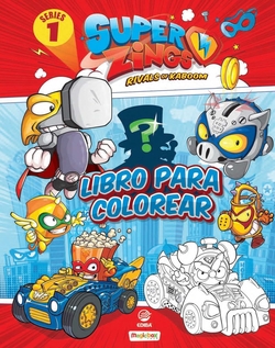 Libro para colorear Superthings Series 1 - España