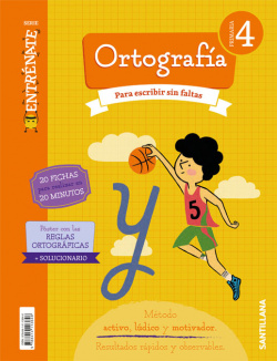 CUADERNO ORTOGRAFÍA 4ºPRIMARIA. ENTRÈNATE