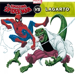 Spiderman VS lagarto