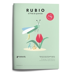 Rubio vacaciones 3º educación infantil