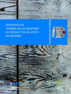 Propuesta de sistema socio-sanitario de productos de apoyo en Navarra