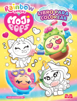 Libro para colorear MojiPops Serie Rainbow - España