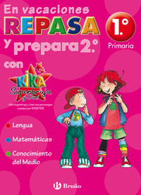 En vacaciones repasa 1º y prepara 2º con Kika Superbruja
