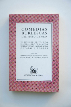 Comedias burlescas del siglo de oro