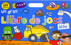 Un gran llibre de jocs blau