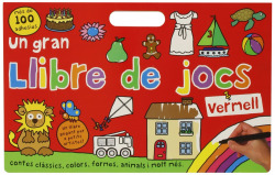 Un gran llibre de jocs vermell