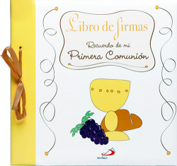 Libro de firmas:recuerdo de mi primera Comunión