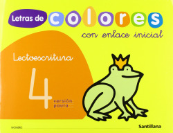 LETRAS COLORES 4 (+CUENTO) (4 AÑOS) LECTOESCRITURA