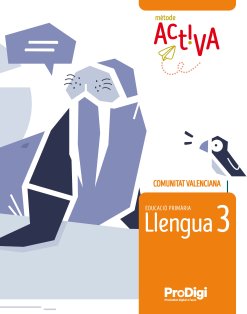  Llengua 3 EP - Activa. ProDigi (Comunitat Valenciana) 