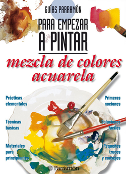 Mezcla de colores acuarela