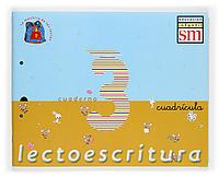 LECTOESCRITURA 3 CUADRICULA 4 AÑOS MOCHILA LETRAS