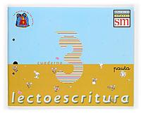 LECTOESCRITURA 3 PAUTA 4 AÑOS MOCHILA DE LETRAS