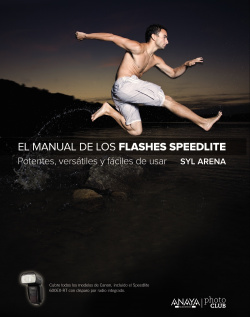 El manual de los Flashes Speedlite