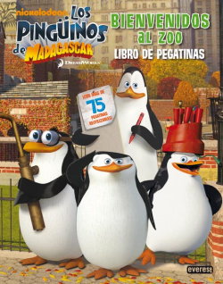 Los Pingüinos de Madagascar. Bienvenidos del zoo. Libro de pegatinas