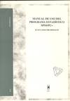 MANUAL DE USO DEL PROGRAMA ESTADISTICO SPSS/PC+