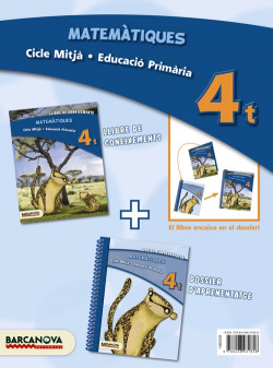 Matemàtiques 4t CM. Llibre i dossier