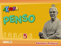 Penso 5e.primaria. Quadern matemátiques Axioma 2017