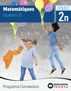 QUADERN MATEMÀTIQUES 5-2N.PRIMARIA. PROGRAMA CONNEXIONS