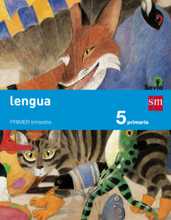 lengua 5º.primaria savia trimestral